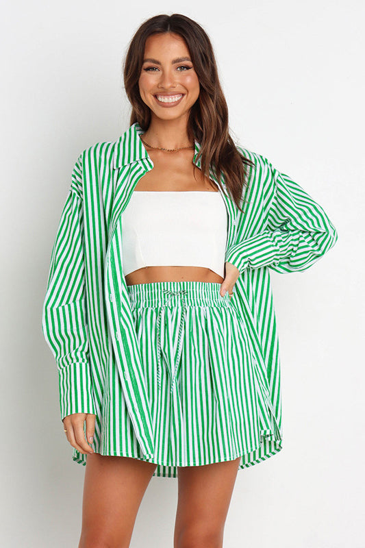 WOMEN FASHION 2PC SHIRT AND SHORT SET