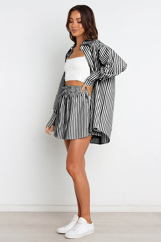 WOMEN FASHION 2PC SHIRT AND SHORT SET