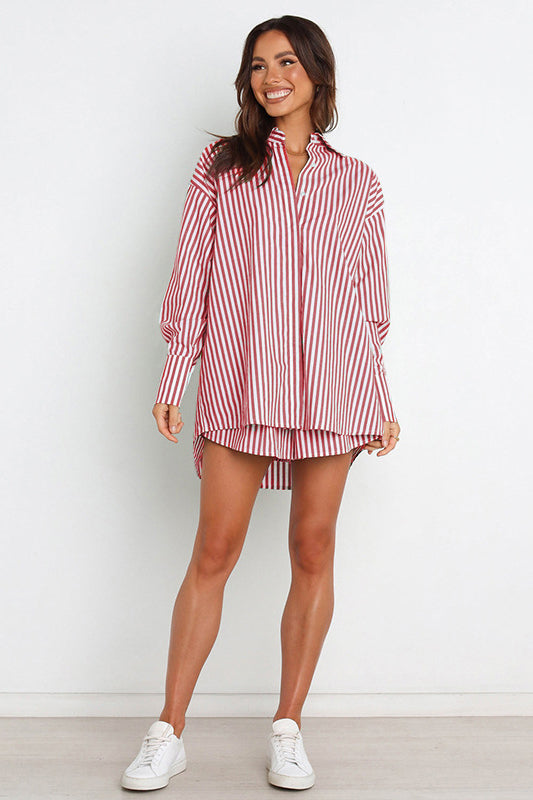 WOMEN FASHION 2PC SHIRT AND SHORT SET