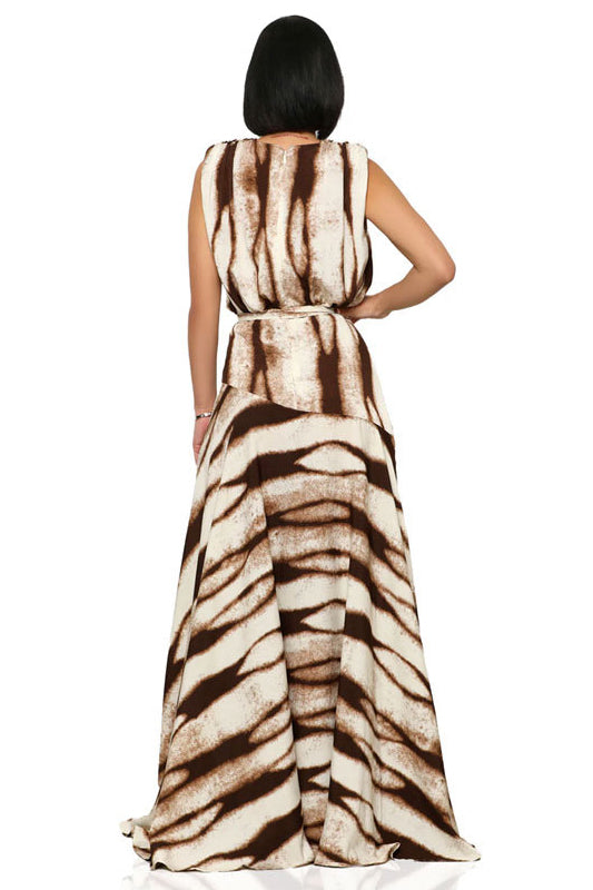 WOMEN FASHION LONG MAXI CHIFFON DRESS