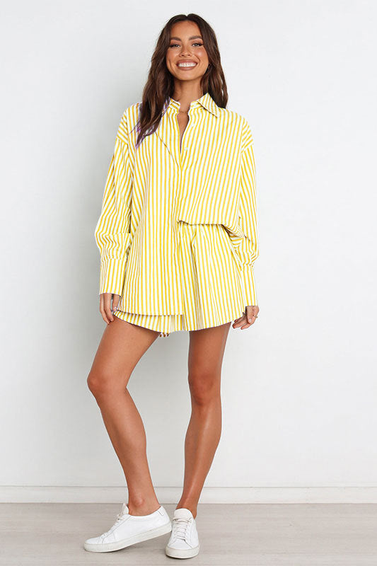 WOMEN FASHION 2PC SHIRT AND SHORT SET